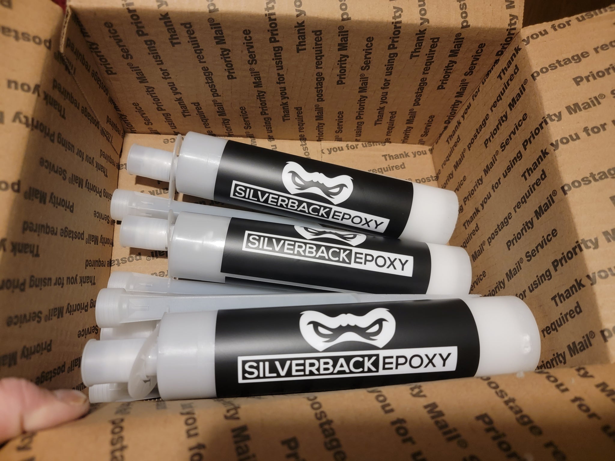 4 tubes SilverBack Epoxy Repair System / Deck Crack Filler