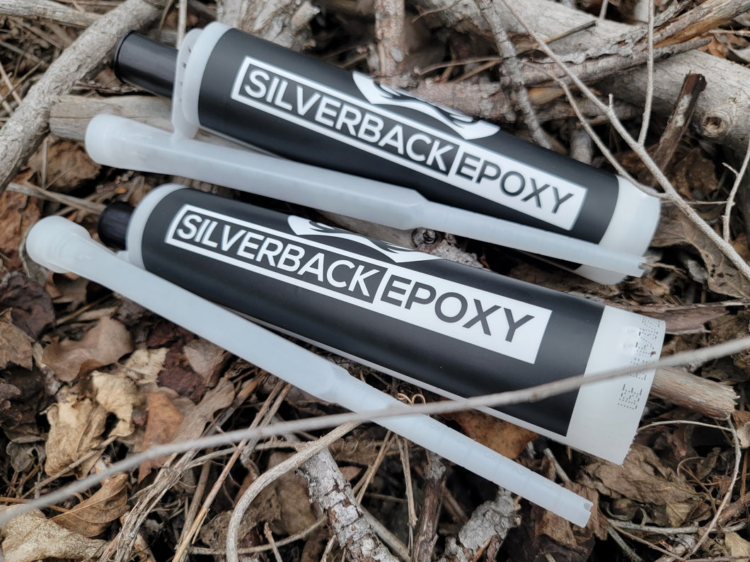 2 Tube SilverBack Epoxy Deck Post Crack Filler Kit